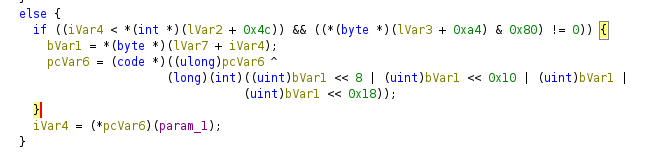 Code showing the repeated-byte pattern used for XOR masks